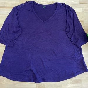 Torrid purple sweater size 3